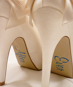 Personalised Wedding Shoe Stickers, 3 of 8
