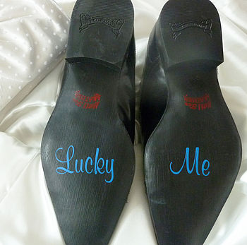 Personalised Wedding Shoe Stickers, 5 of 8