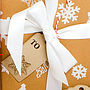 Recycled Lasercut Snowflake Gift Tags, thumbnail 5 of 7