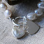 Freshwater Pearl Bracelet With Silver Heart, thumbnail 3 of 8