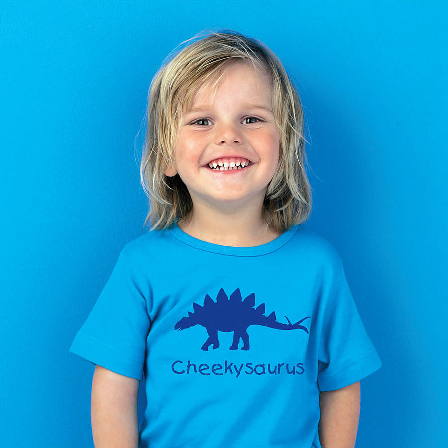 personalised dinosaur t shirt by simply colors | notonthehighstreet.com