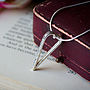 Personalised Sterling Silver Heart Necklace, thumbnail 3 of 8