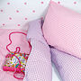 Gingham Bed Linen Set, thumbnail 3 of 4
