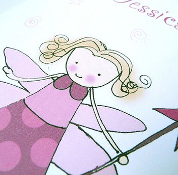 Personalised Fairy Birthday Card, 2 of 2