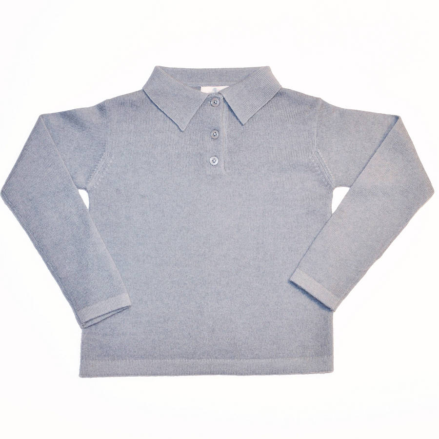 100% pure cashmere rugby jumper by babatude childrenswear ...