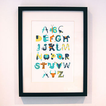 Animal Alphabet Print A3, 7 of 7
