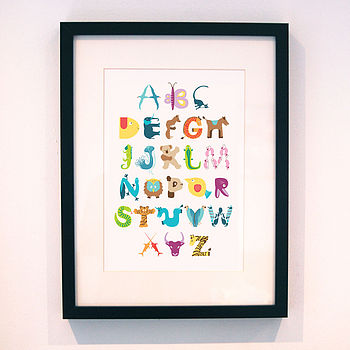 Animal Alphabet Print A3, 2 of 7