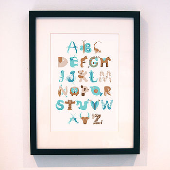 Animal Alphabet Print A3, 5 of 7