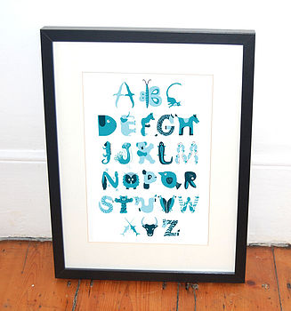 Animal Alphabet Print A3, 3 of 7