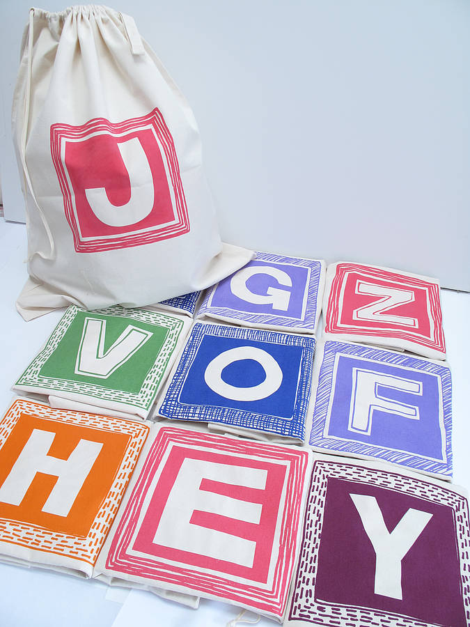 Alphabet Personalised Letter Sack By Helen Rawlinson