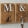 Rustic Wooden Letter Hook, thumbnail 2 of 4