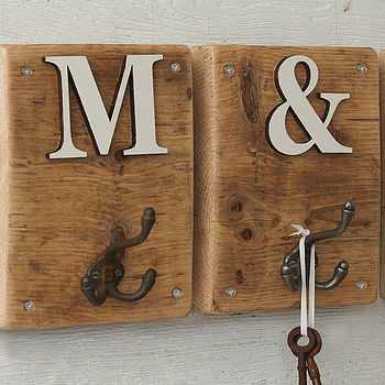 Rustic Wooden Letter Hook, 2 of 4