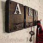 Rustic Wooden Letter Hook, thumbnail 3 of 4