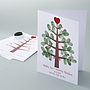 Personalised Thumbprint Christmas Tree Cards, thumbnail 1 of 6