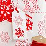 Snowflakes Christmas Gift Tags Recycled, thumbnail 4 of 6