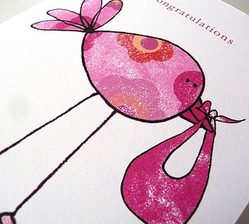 Personalised 'Congratulations' New Baby Card, 3 of 4