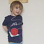 Personalised Children's Snail T Shirt, thumbnail 2 of 3