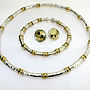 Gold Vermeil And Silver Beaten Bead Necklace, thumbnail 5 of 8