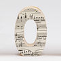 Music Lover Wooden Letter Personalised Gift, thumbnail 5 of 7