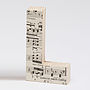 Music Lover Wooden Letter Personalised Gift, thumbnail 6 of 7