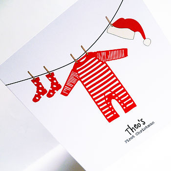 Baby's First Christmas Card, 2 of 3