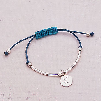 Girls Silver Personalised Friendship Bracelet, 3 of 8