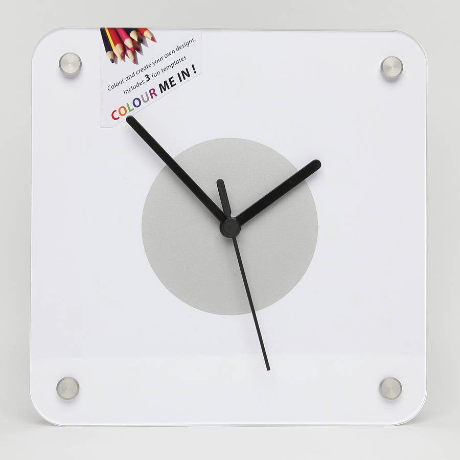 Nino Interchangeable Colour And Create Wall Clock By The Clock Factory