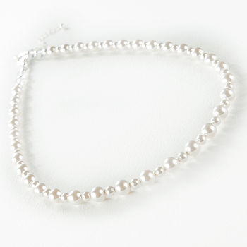 Handmade Pearl Necklace, 8 of 9