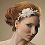 Floral Wedding Headband 'Charlotte', thumbnail 1 of 2