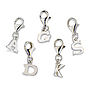 Sterling Silver Initial Charms, thumbnail 1 of 2