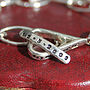 Personalised Sterling Silver Heart Toggle Bracelet, thumbnail 4 of 11