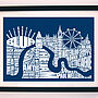 London Music Screen Print, thumbnail 2 of 4