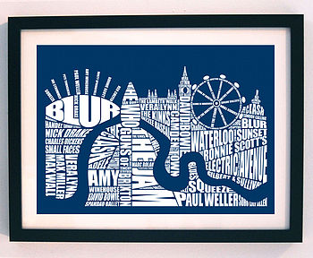 London Music Screen Print, 2 of 4