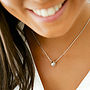 Sterling Silver Floating Pendant Necklace, thumbnail 1 of 8