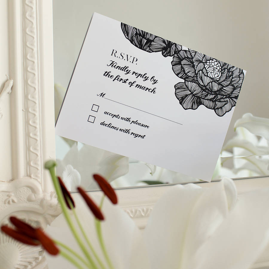 summer scent wedding stationery range by honeymilk stationery