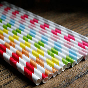 Striped Paper Straws, 3 of 6