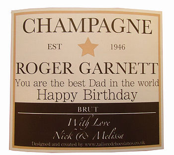 Personalised Champagne Prosecco Or Wine Label, 7 of 9