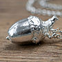 Silver Acorn Necklace, thumbnail 2 of 3