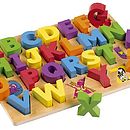 abc wooden puzzle