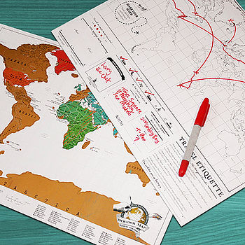 Scratch Map® Original Travel Size Poster, 6 of 8