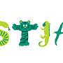 Personalised Animal Name Print, thumbnail 7 of 8