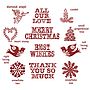 Small Christmas Stamps, thumbnail 1 of 4