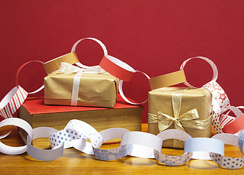 Red Christmas Paper Chain Kit, 2 of 4