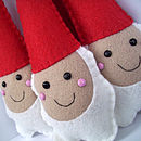 Large Felt Christmas Decorations Handmade By Paper And String