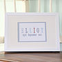 Personalised Baby Boy Name Canvas Print, thumbnail 1 of 3