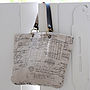 Cherub Linen Bag With Leather Handles, thumbnail 6 of 6