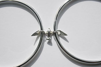 Sterling Silver Seagull Double Bangle, 2 of 3
