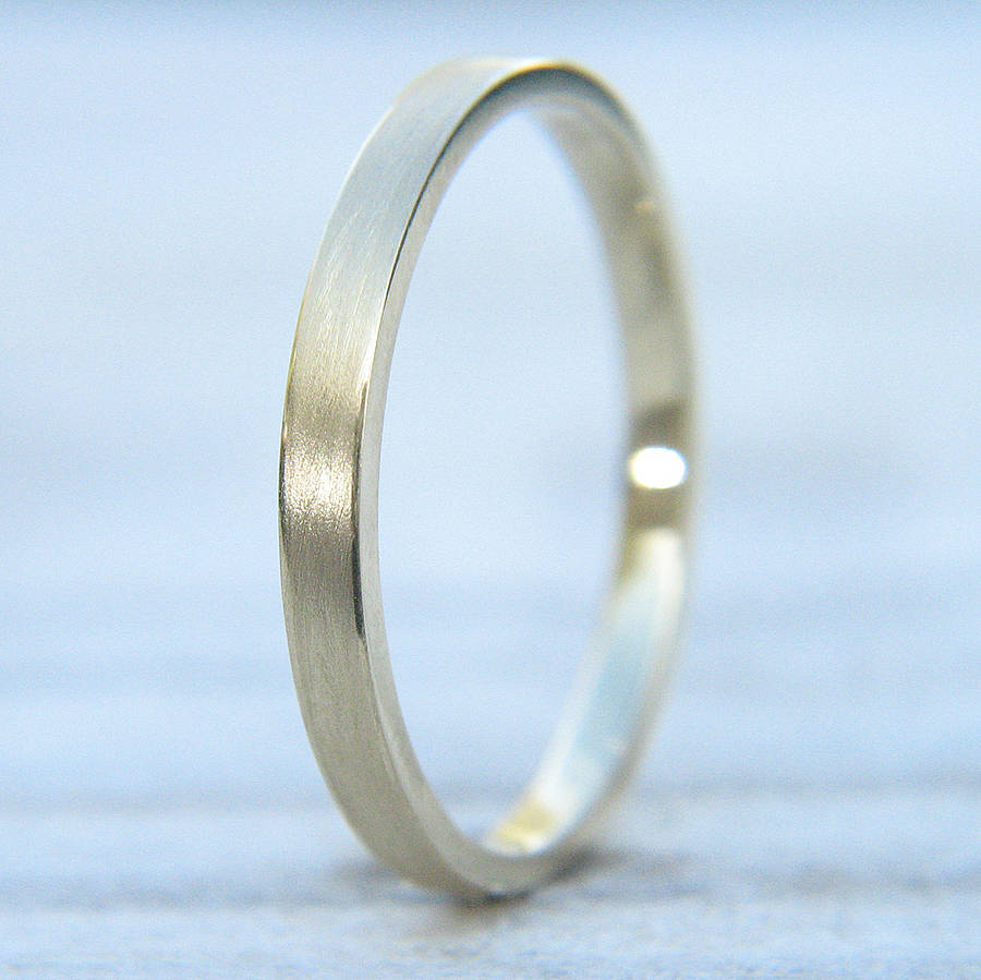 spun silk wedding ring in 18ct gold or platinum by lilia nash jewellery ...