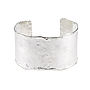 Handmade Silver Cuff Textured Bracelet, thumbnail 6 of 6