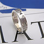 Silver Personalised Ring, thumbnail 6 of 11